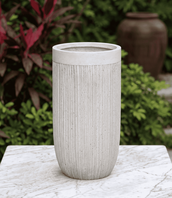 Durable two tone tall U shape planters designed for stylish indoor and outdoor plant decor