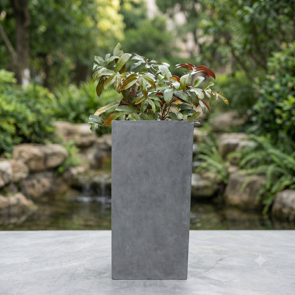 The Urban Pillar Series | Tall Square Minimalist Planters