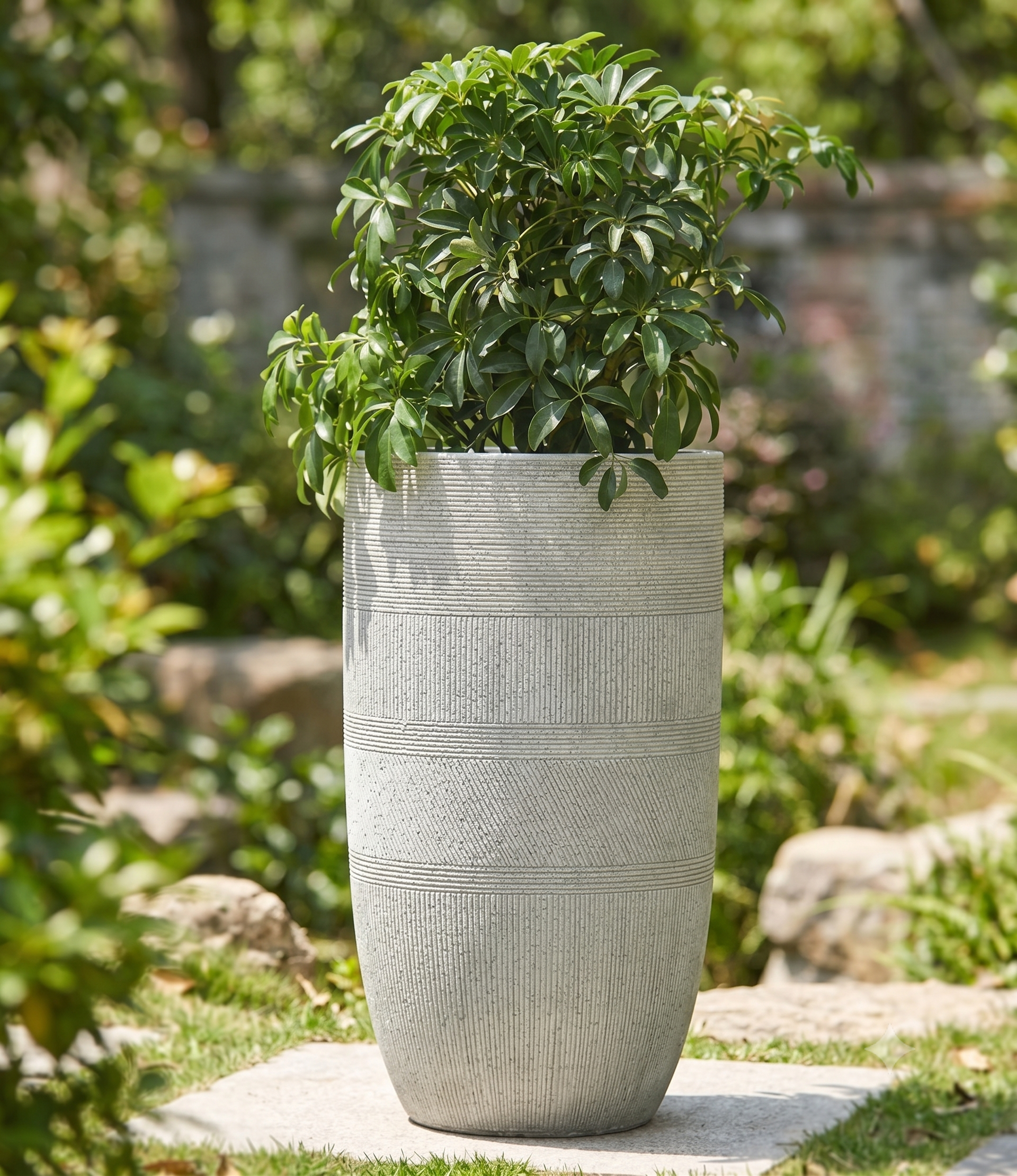The Artisan Series | Tall Etched U-Shape Planters
