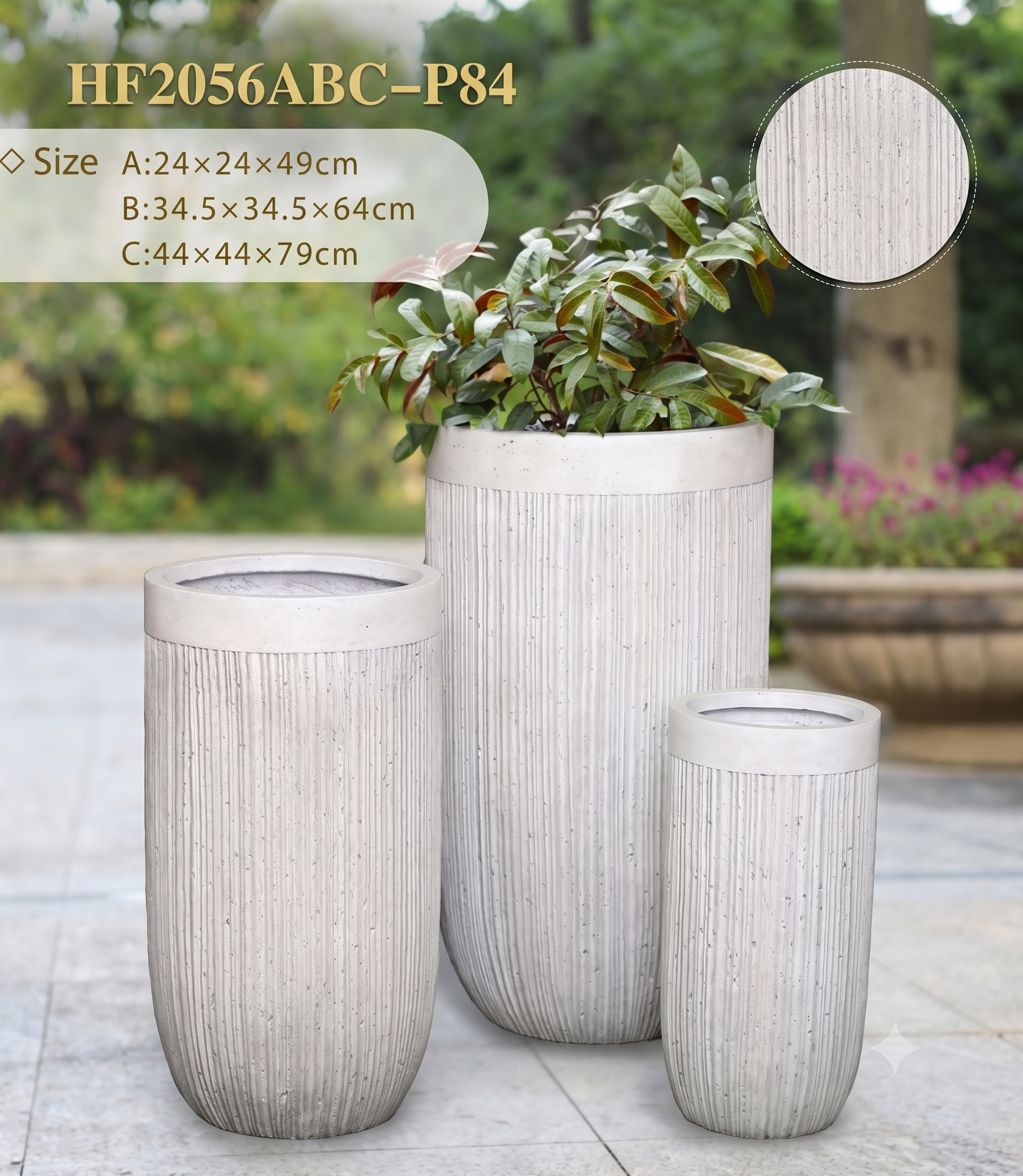 The Nordic Series | Two-Tone Tall U-Shape Planters
