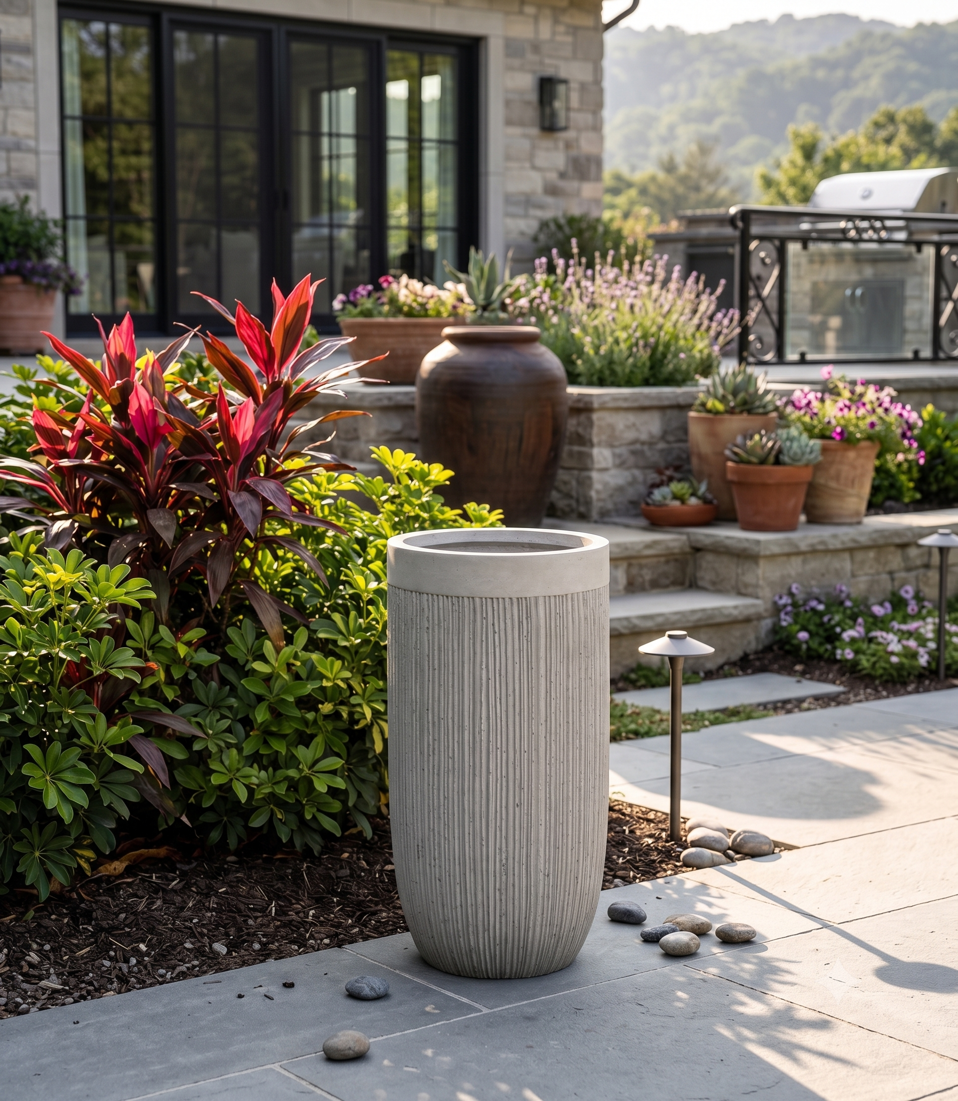 The Nordic Series | Two-Tone Tall U-Shape Planters