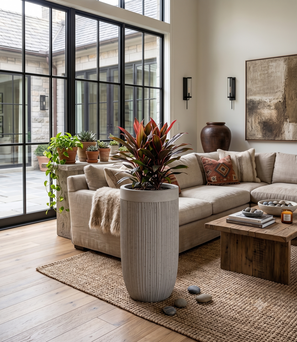 The Nordic Series | Two-Tone Tall U-Shape Planters