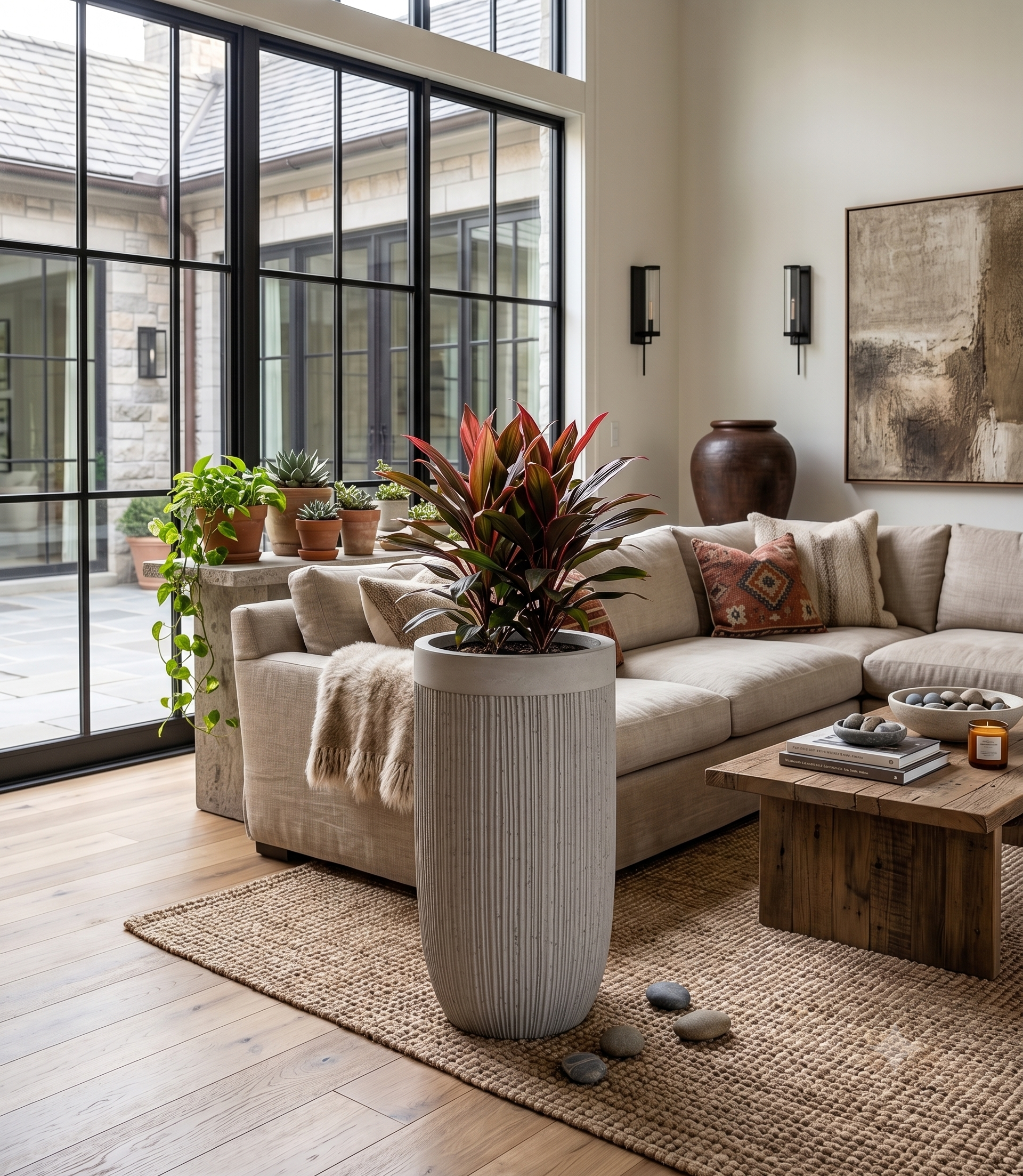 The Nordic Series | Two-Tone Tall U-Shape Planters