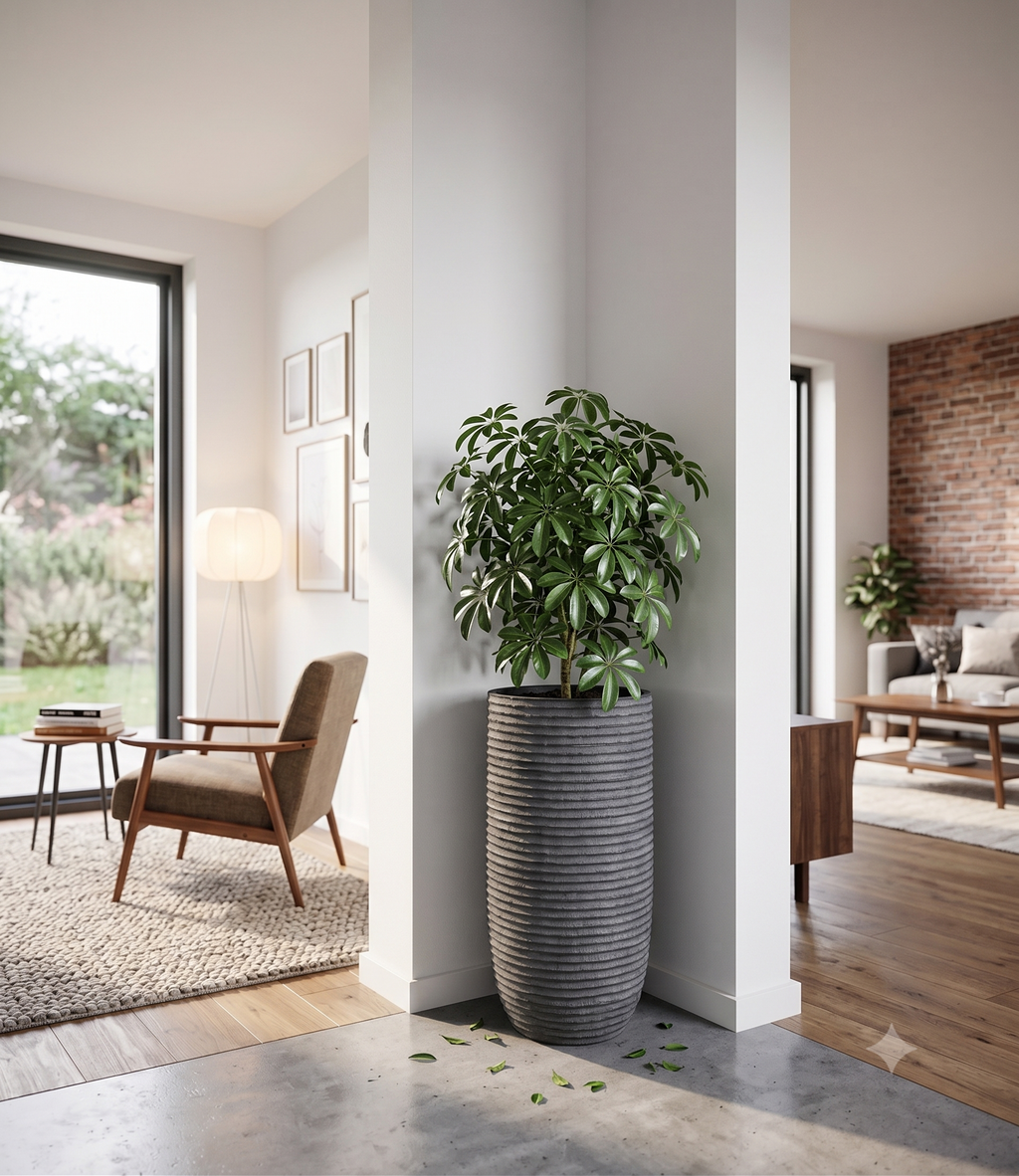The Horizon Series | Tall Ribbed U-Shape Planters