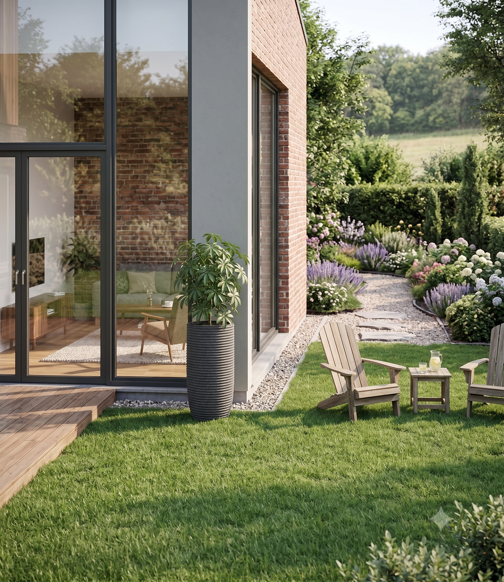 The Horizon Series | Tall Ribbed U-Shape Planters