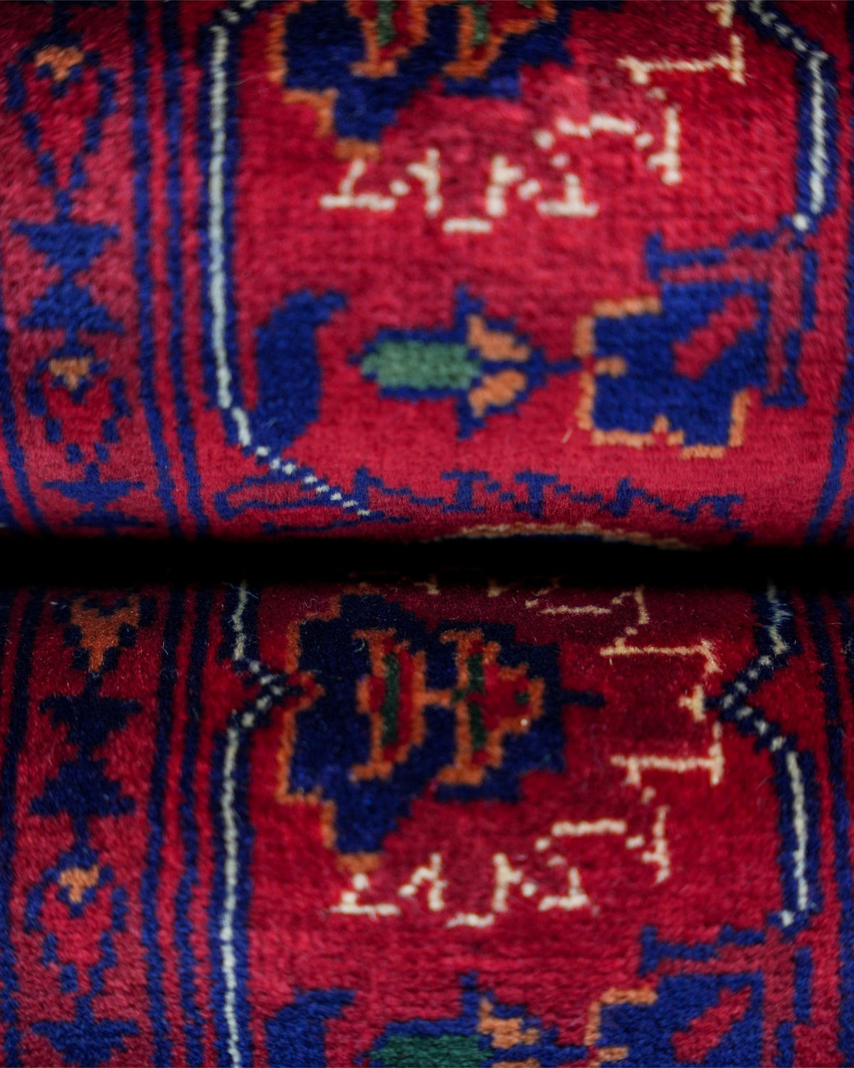 Handmade Bokhara Rug | Ivory Field with Brown & Gold Oval Medallions | Wool Rug