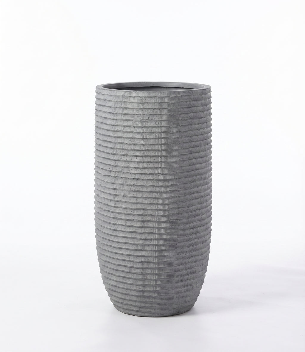 The Horizon Series | Tall Ribbed U-Shape Planters