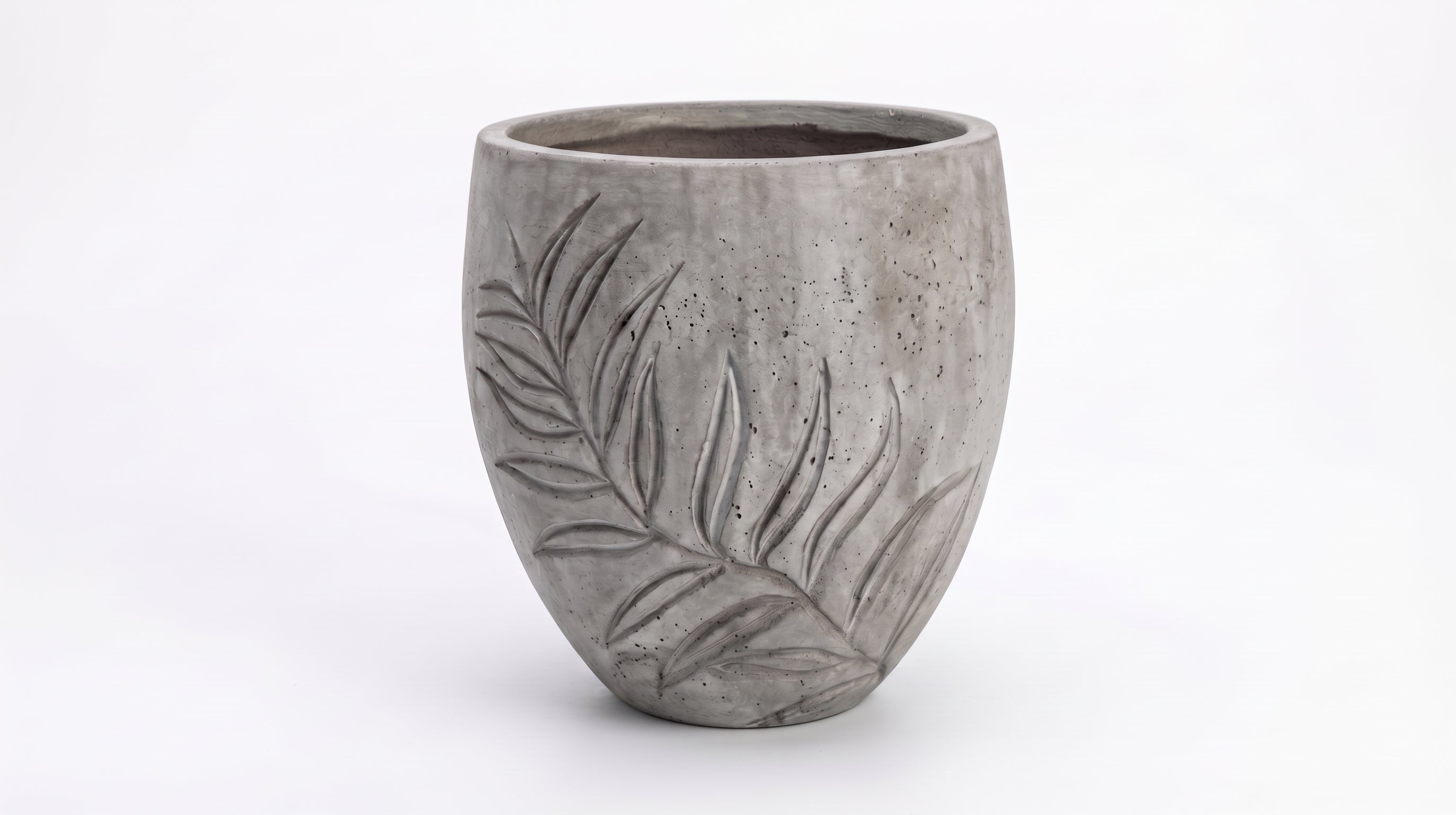 The Botanical Apple Series | Embossed Palm Leaf Planters