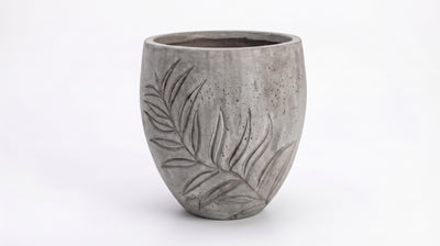 The Botanical Apple Series | Embossed Palm Leaf Planters