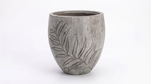 The Botanical Apple Series | Embossed Palm Leaf Planters