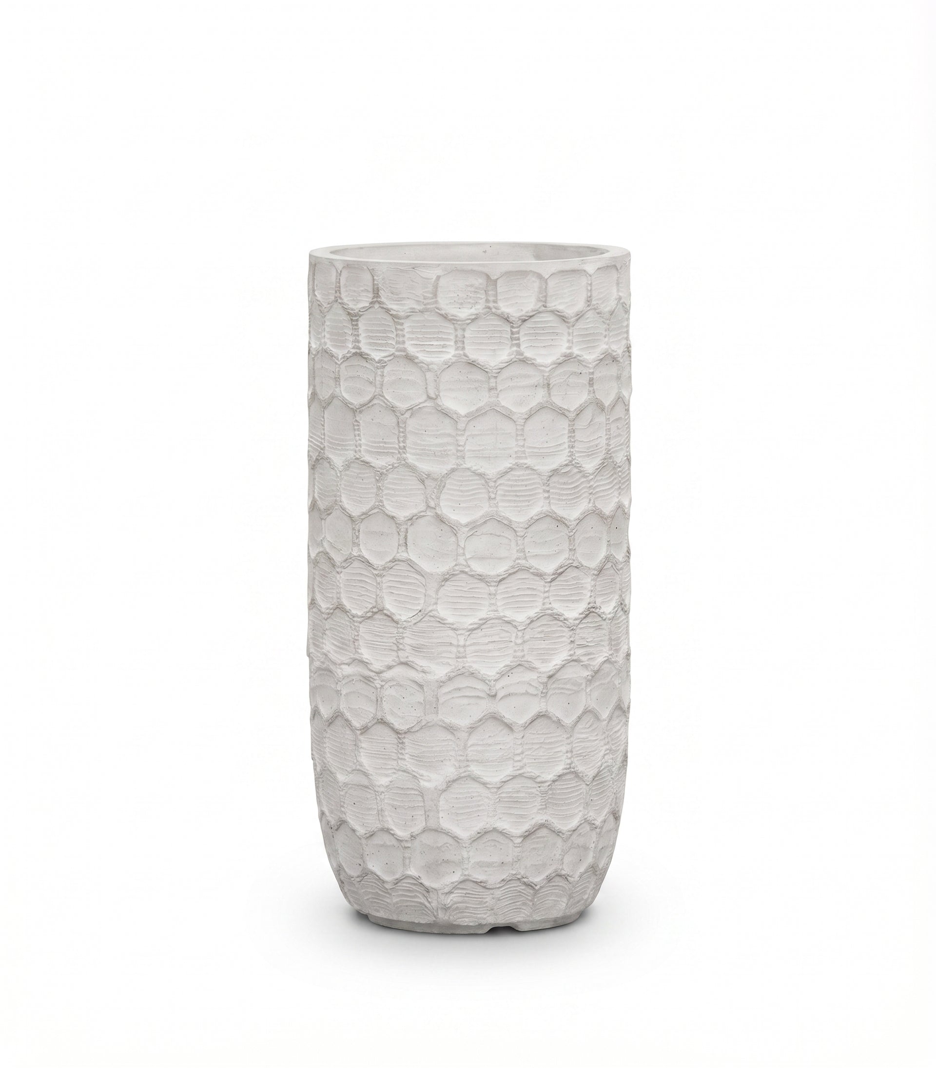 The Hive Series | Honeycomb Textured Tall U-Shape Planters