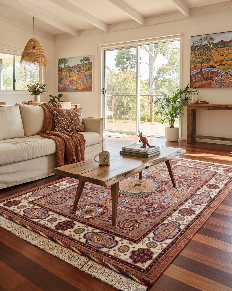 Handmade Baluch Rug | Navy & Burgundy Diamond Lattice | Wool Tribal Rug