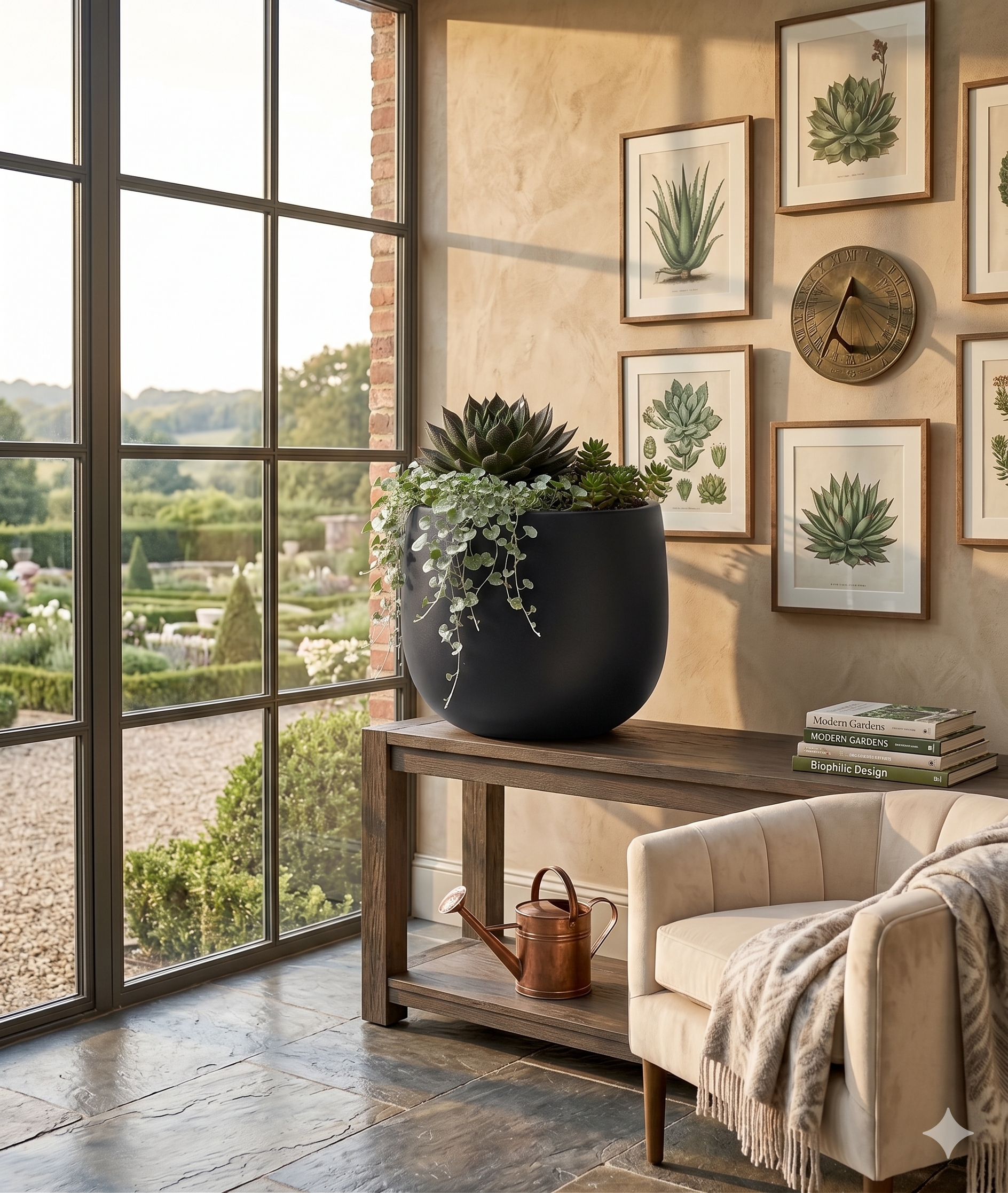 The Tapered Series | Onyx Black Cone-Shape Planters