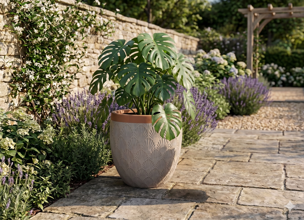 The Horizon Egg Series | Two-Tone Textured Planters
