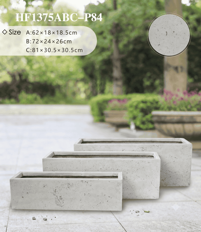 The Trough Series | Rectangular Shape Planter Pots