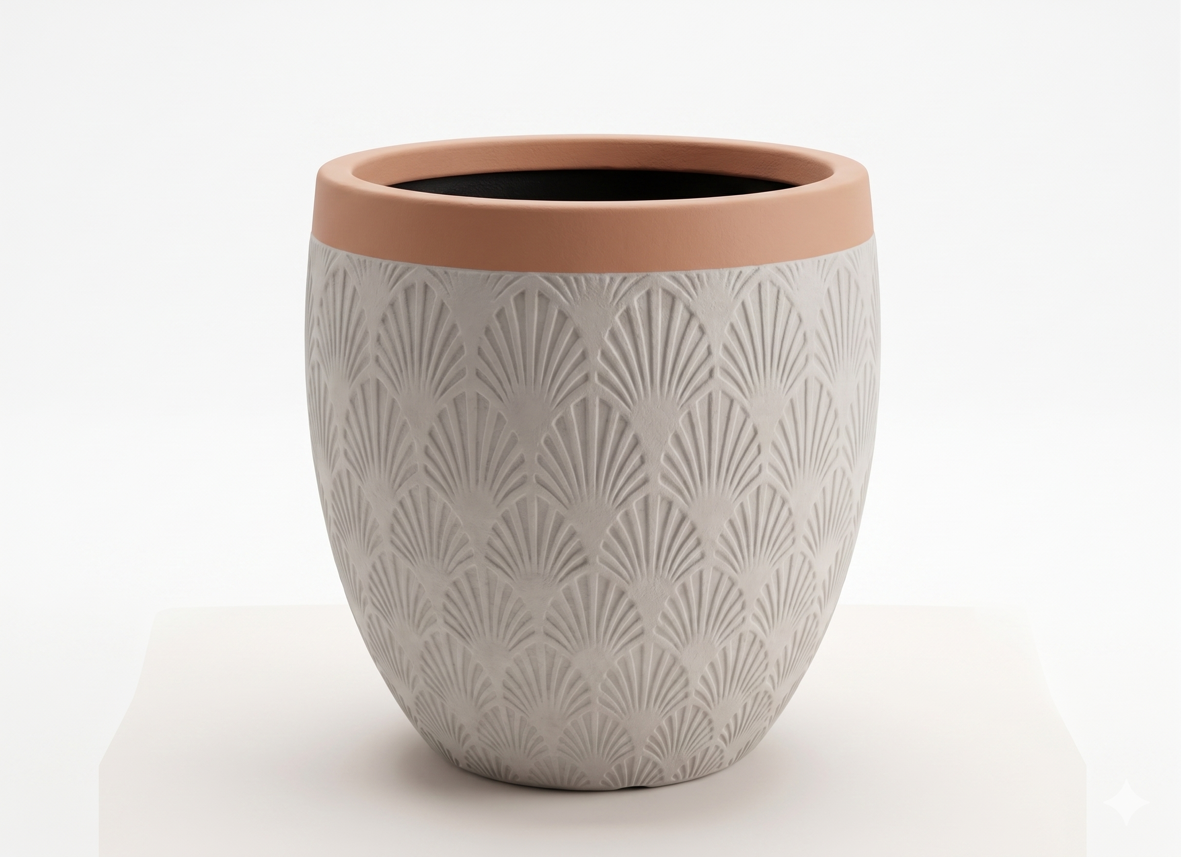 The Horizon Egg Series | Two-Tone Textured Planters