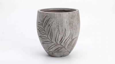 The Botanical Apple Series | Embossed Palm Leaf Planters