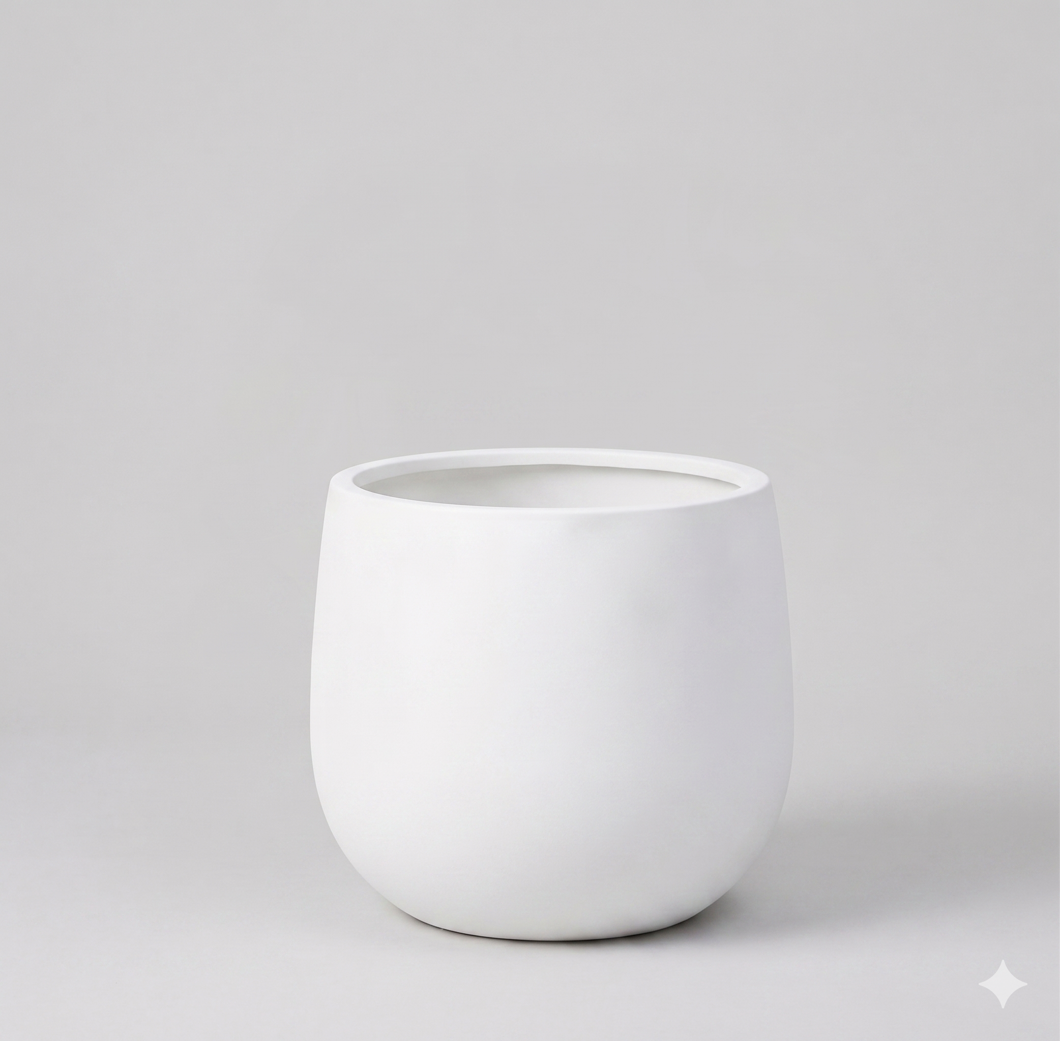 The Tapered Series | Alabaster White Cone-Shape Planters